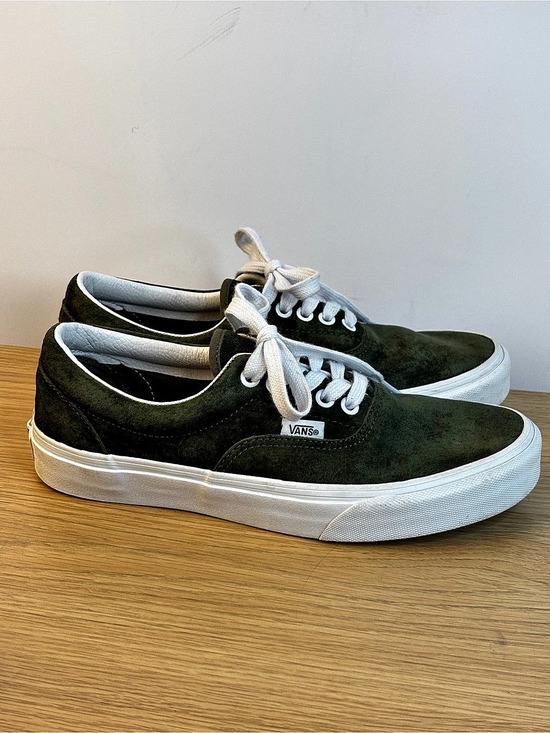 Vans Shoes - Vans Era Grape Leaf Green Suede Sneakers Mens 7 Woman’s 8.5